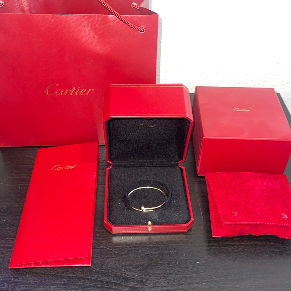 CARTIER JUSTE UN CLOU BRACELET, SMALL MODEL SIZE 15